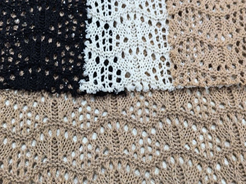 Large Wave Open Crochet Fabric 3 Large Wave Open Crochet Fabric 3